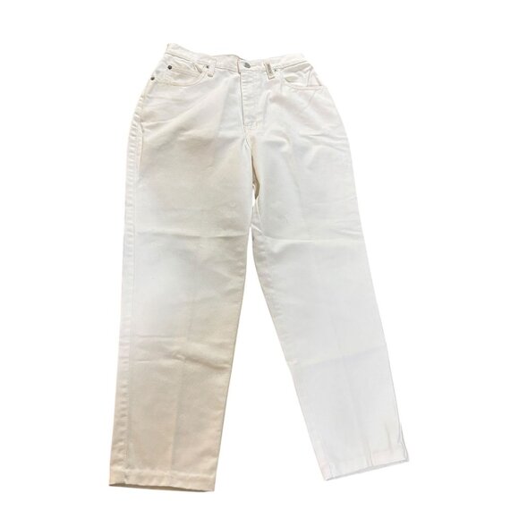 Denim - Vintage Sasson Cream High Rise Jeans 11/12 28" Waist
